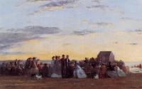 Boudin, Eugene - Beach Scene